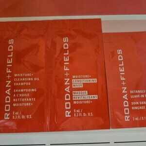 Rodan + Fields Moisture Haircare Regimen Samples x6